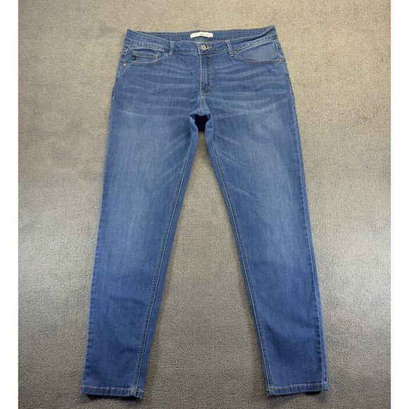 KanCan Denim - KanCan Womens Skinny Jeans Blue 15/31 Denim 5-Pocket Stretchy (Fits 34x30)